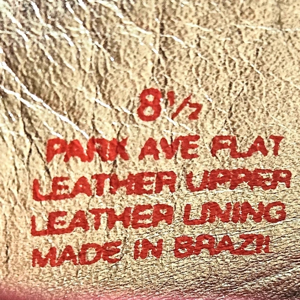 MARC JOSEPH Size 8.5 Women's Leather Made In Brazil Park Ave Flat Loafer In Red